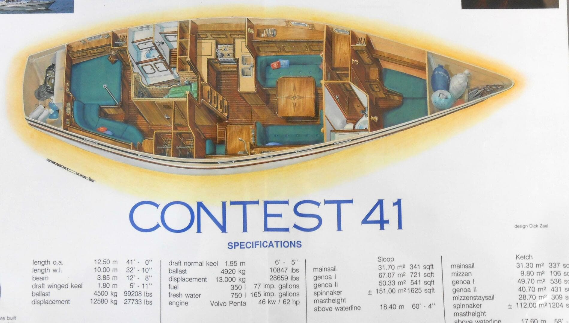 1985 Contest 41 Ketch