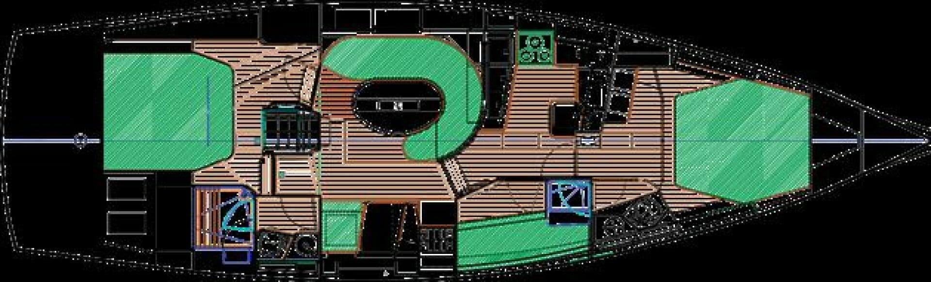 2011 Tartan 47 Glory diagram layout