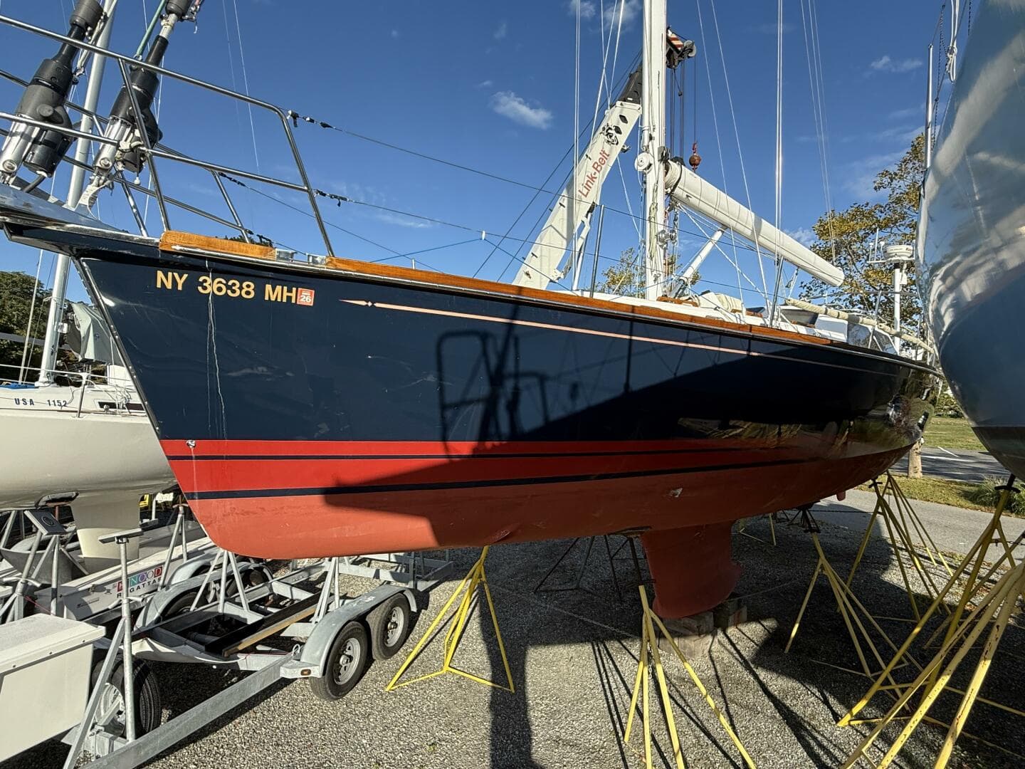 2011 Tartan 47 Glory port sid hauled