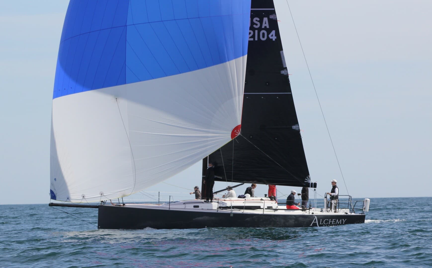 2018 J/121 Alchemy under kite