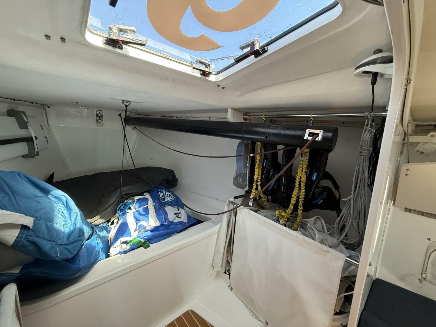 2018 J/121 Alchemy sail locker