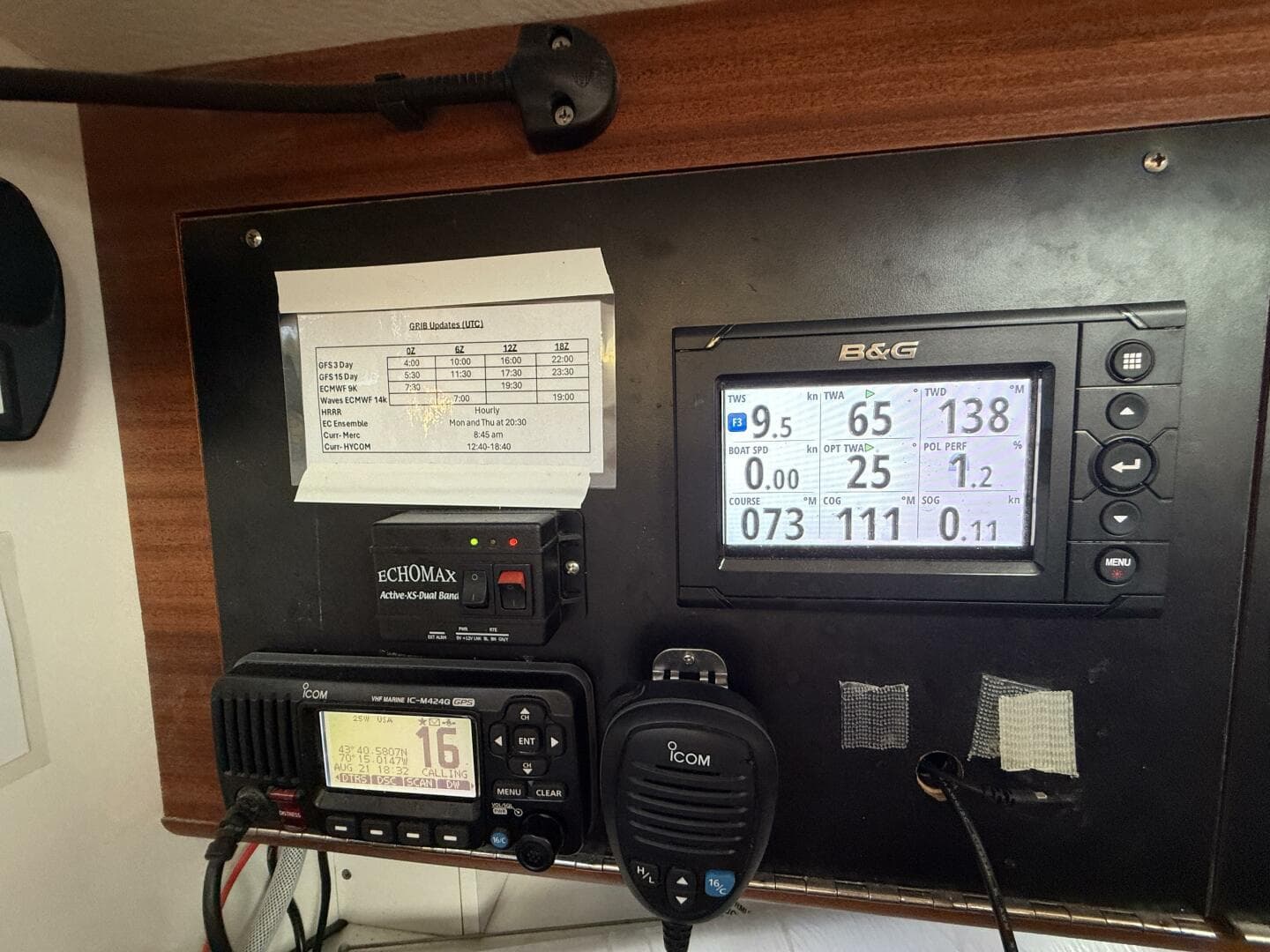 2018 J/121 Alchemy B&G electronics command station