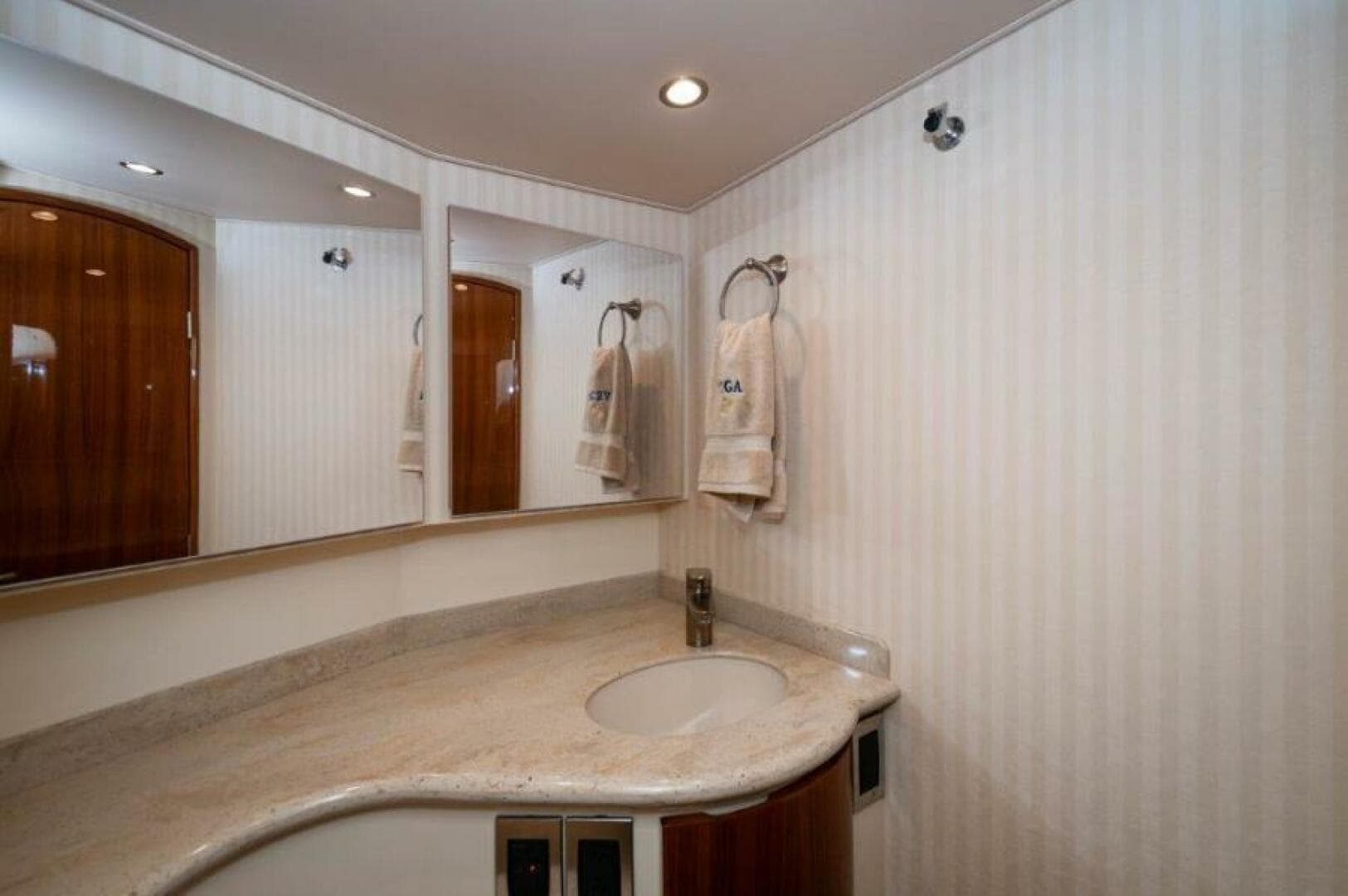 2012 Viking 42 Convertible VIP Head 2