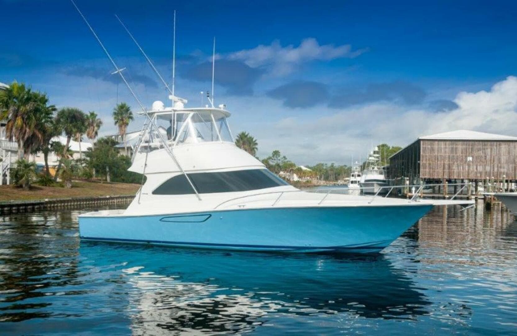2012 Viking 42 Convertible  Stbd Profile