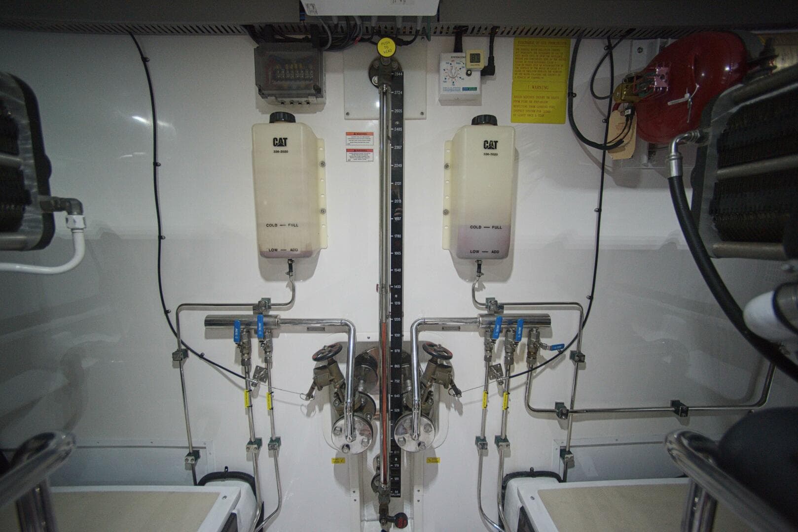 Forward Engine Room Wall, Fuel Mainfold