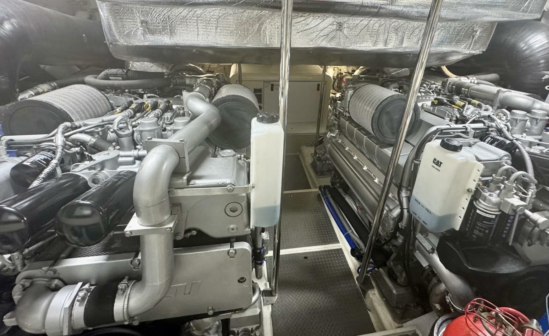 Pershing 72 Uptown Girl- Engine Room