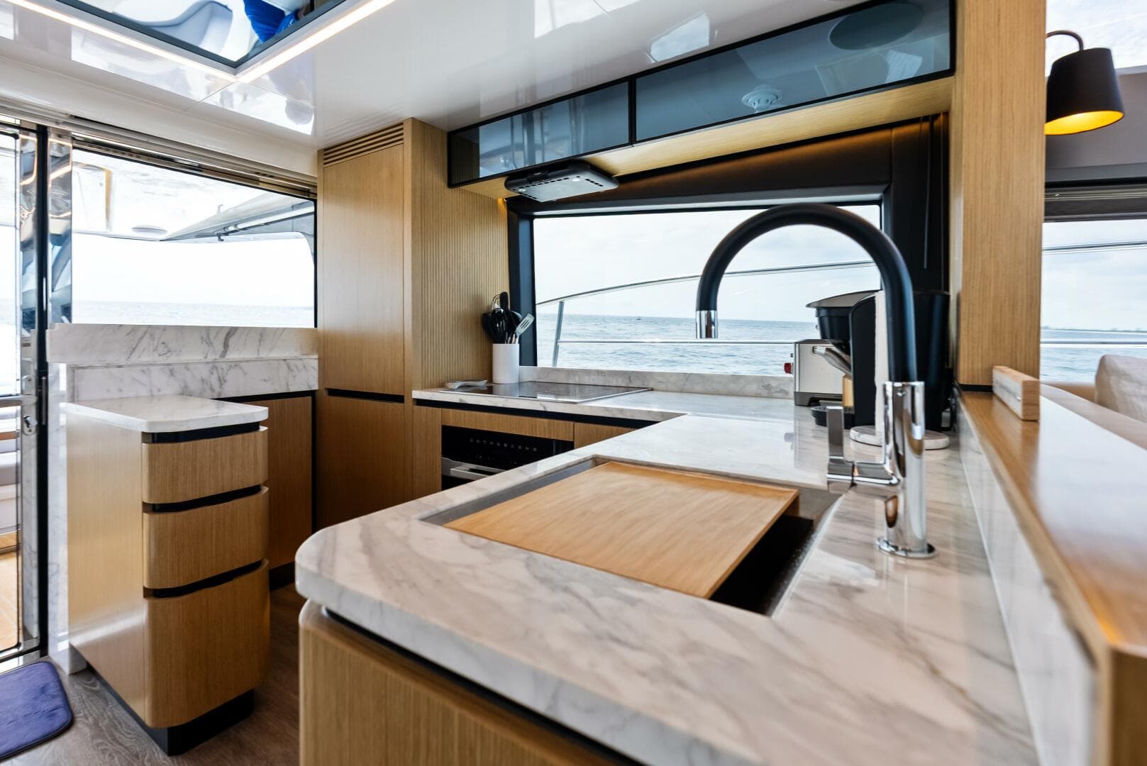 GALLEY LOOKING TO PORT