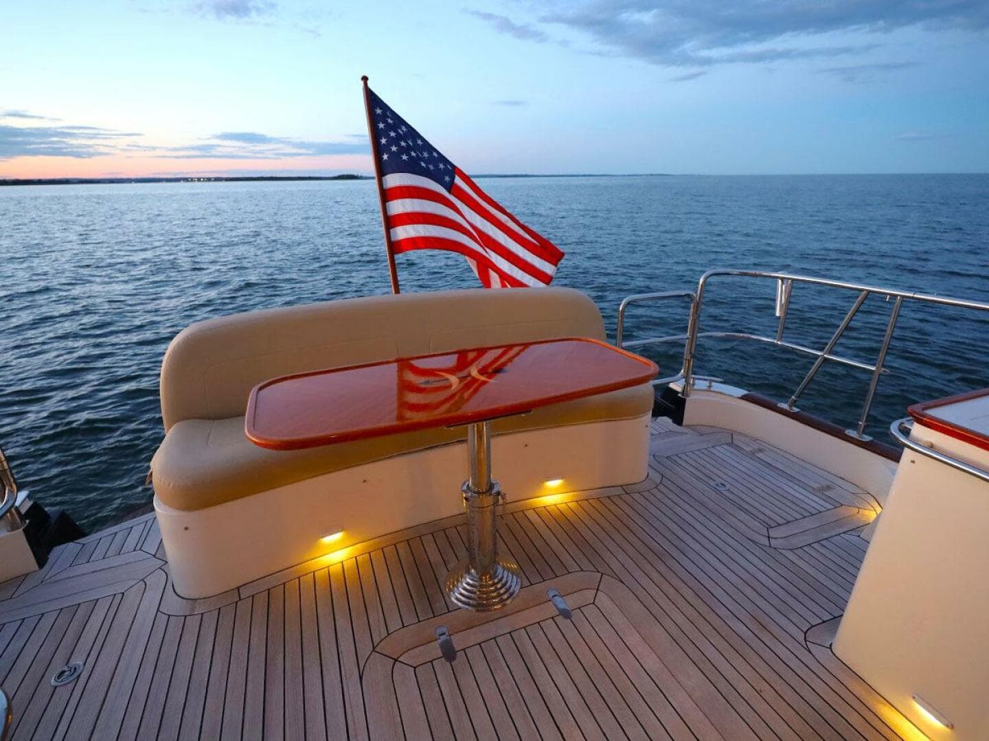 Aft Deck Aglow