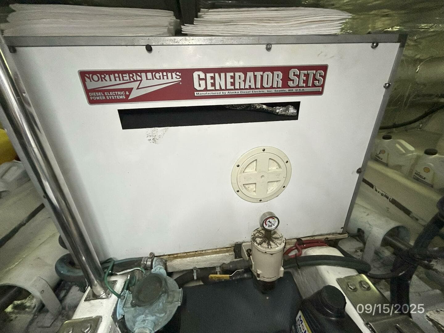45' Ocean Alexander generator soundbox