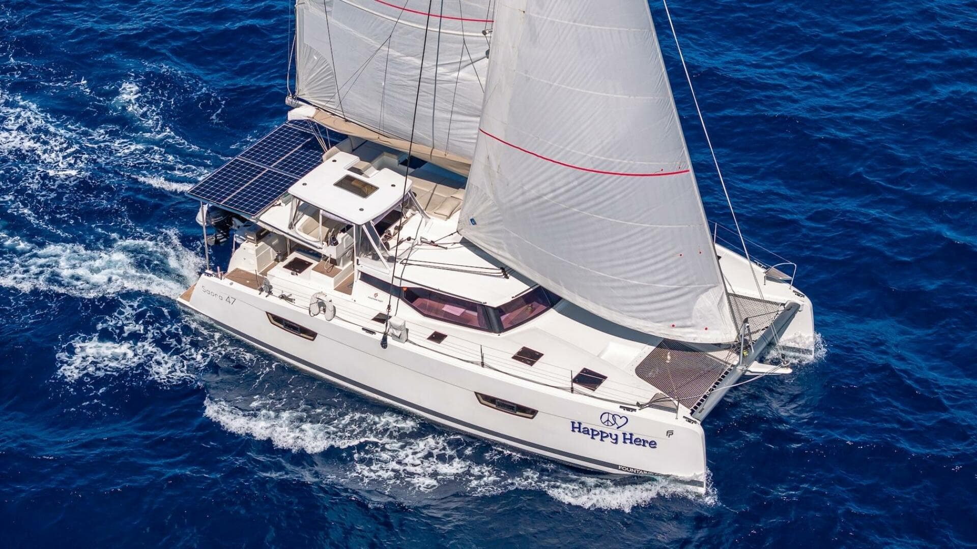 Happy Here    Sailing With Jib Overhead 5