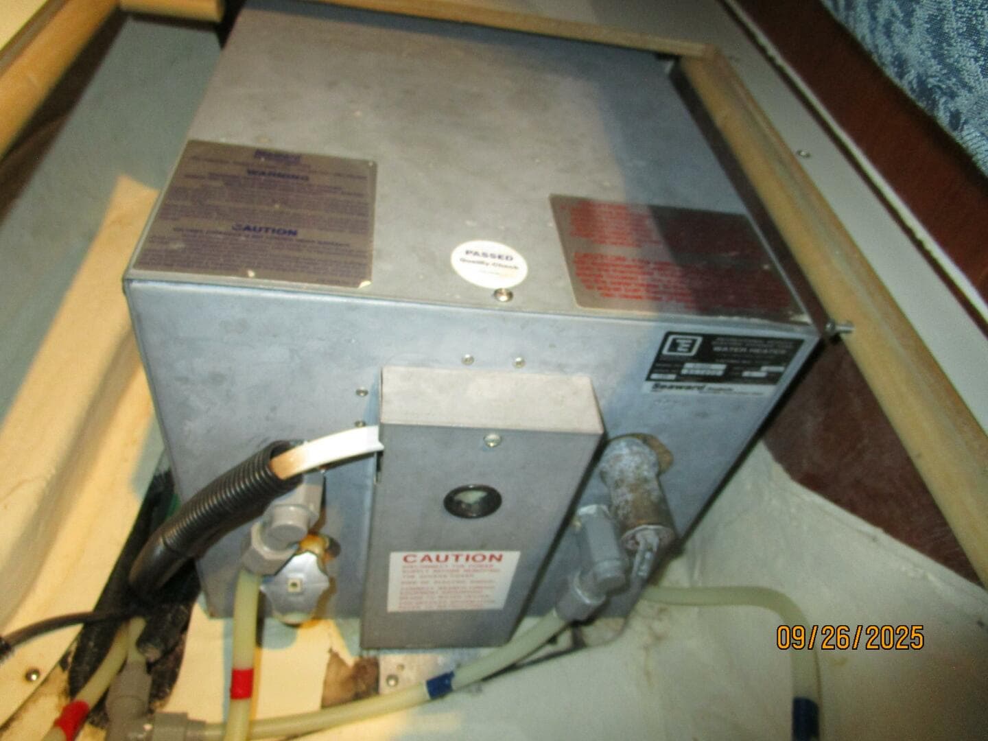 37' Hunter water heater