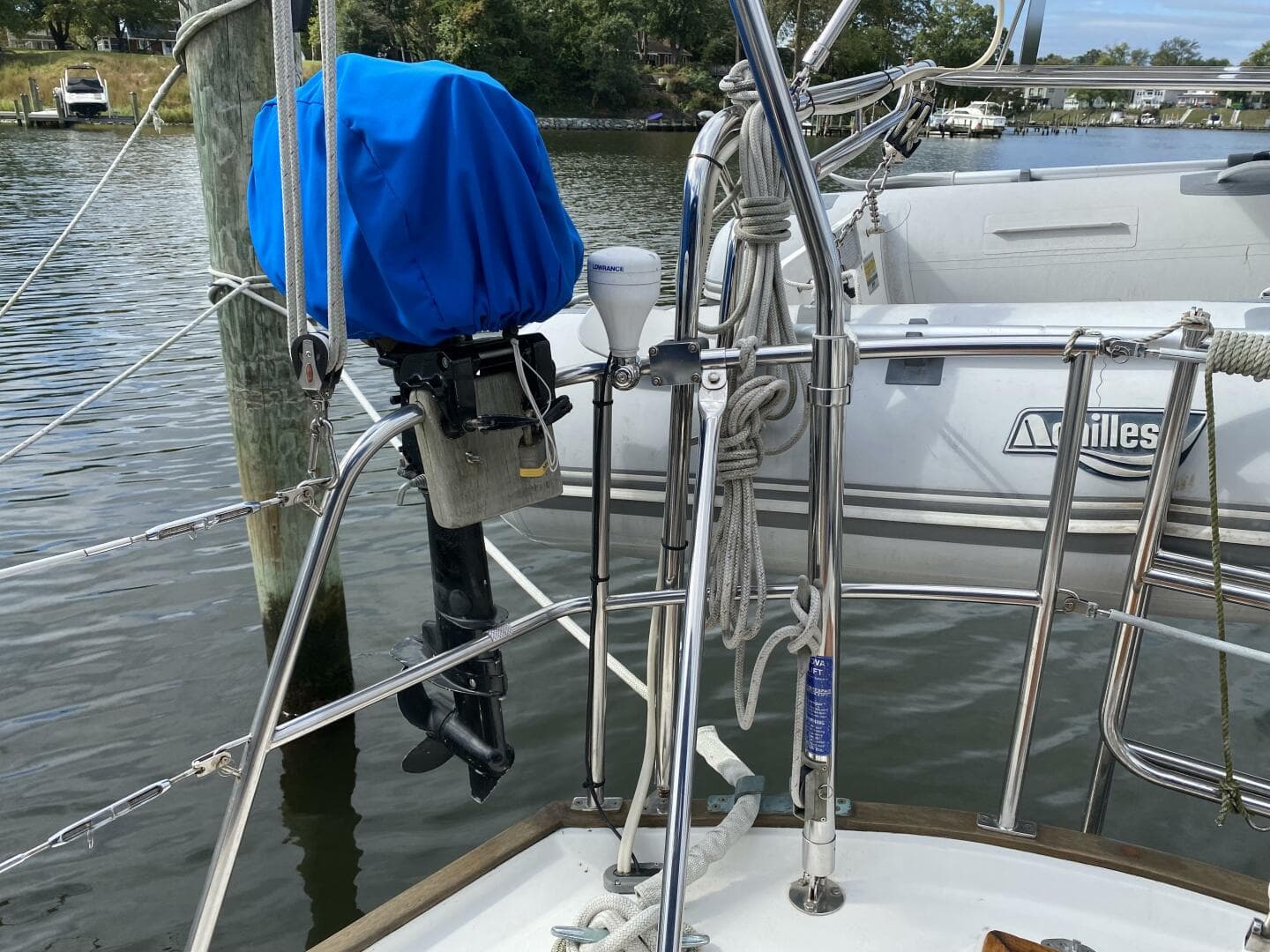 1987 Dickerson 37 aft cockpit