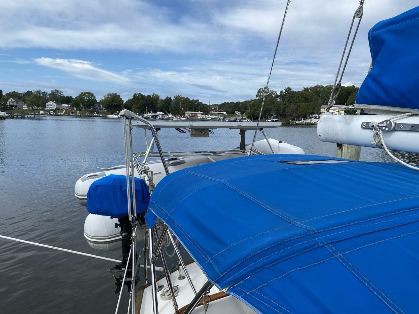 1987 Dickerson 37 aft cockpit