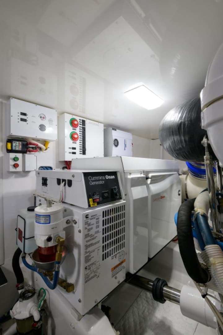 2017 48 Viking Convertible - Engine Room