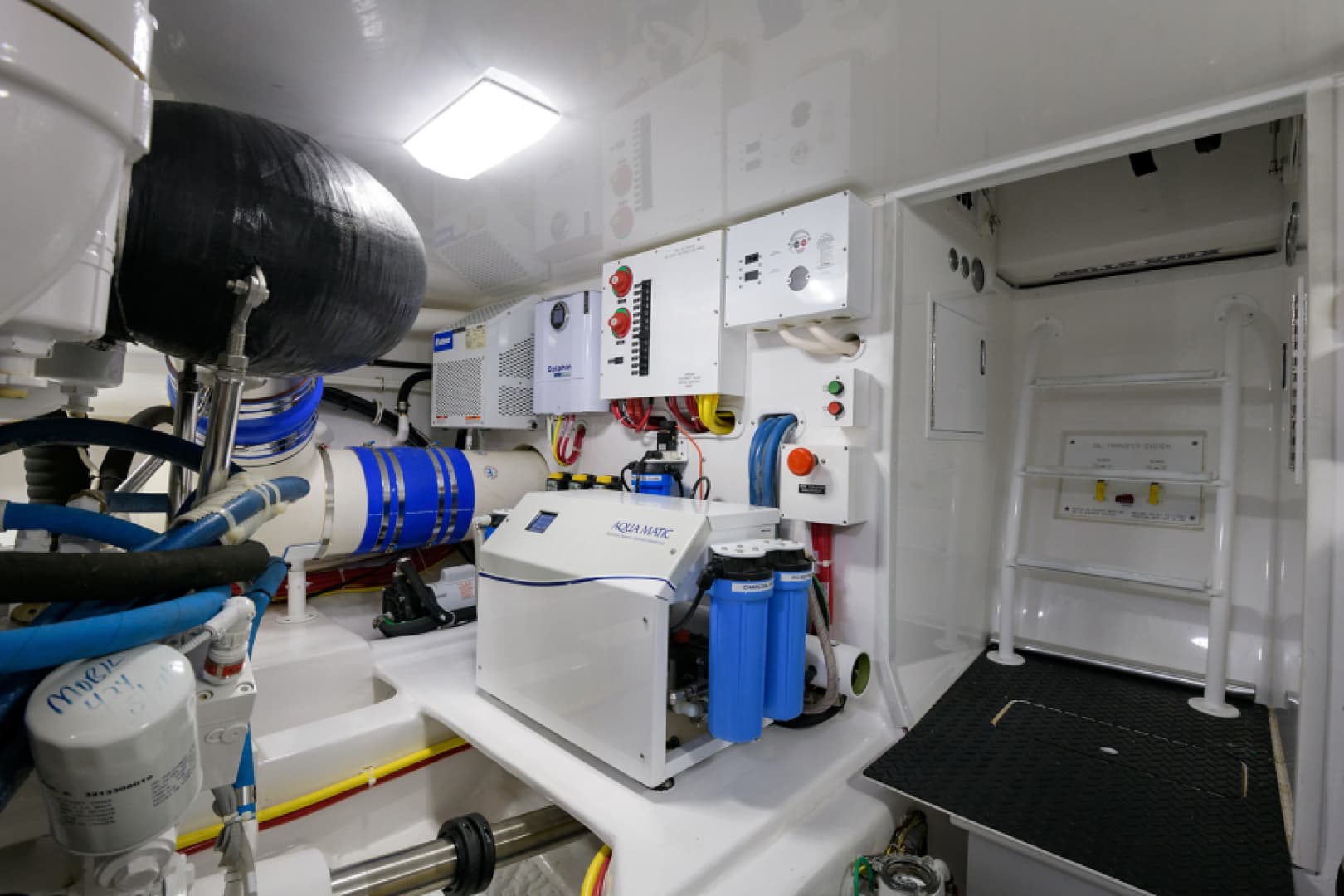 2017 48 Viking Convertible - Engine Room