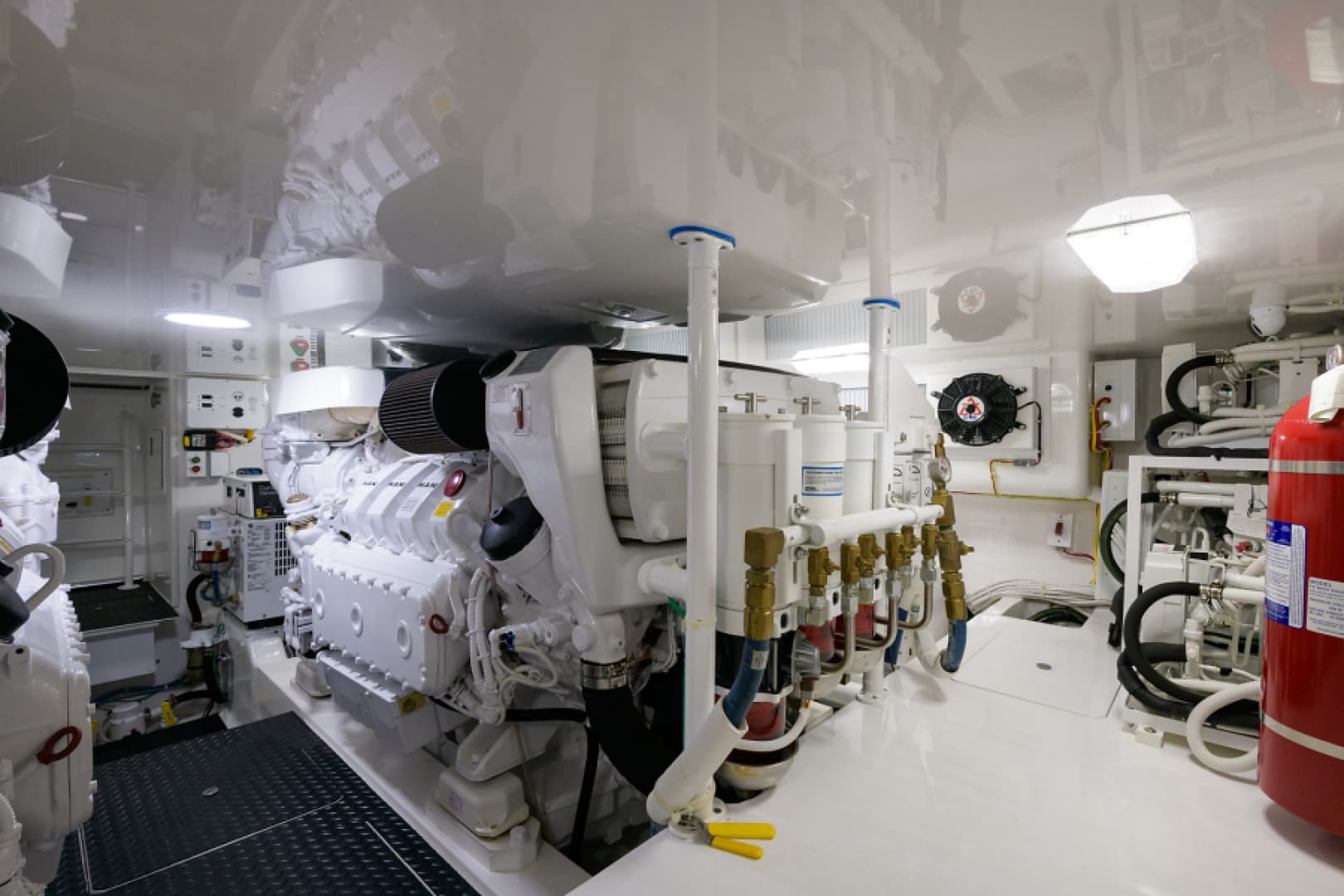 2017 48 Viking Convertible - Engine Room