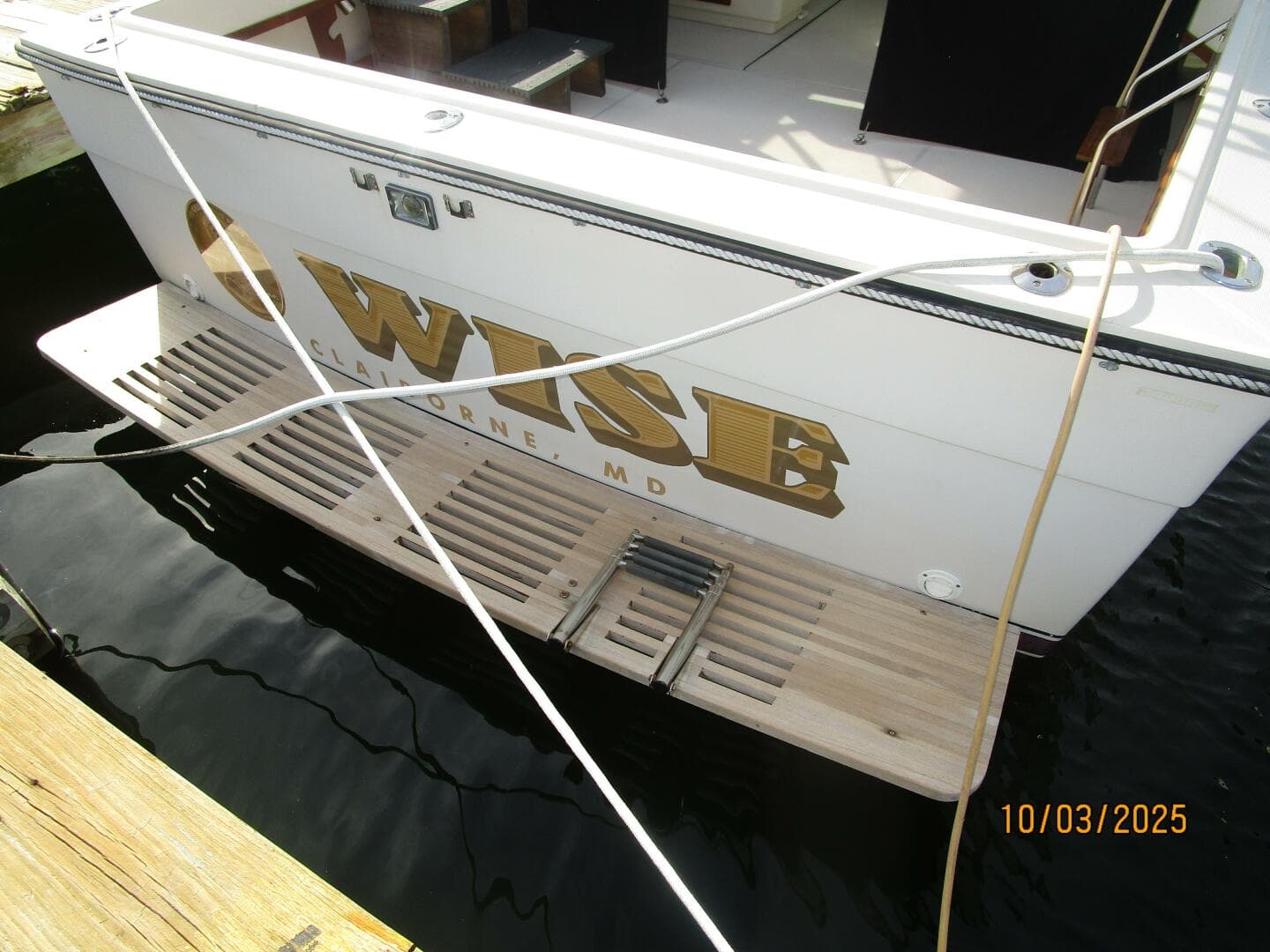 31' Pursuit swimplatform