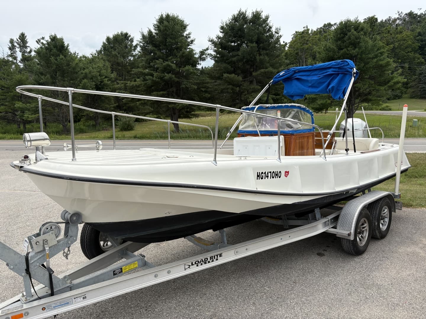 1972 Boston Whaler 21 Outrage Rib Side