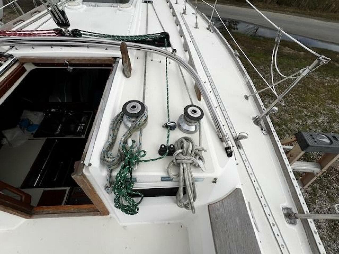 Starboard Lewmar winches