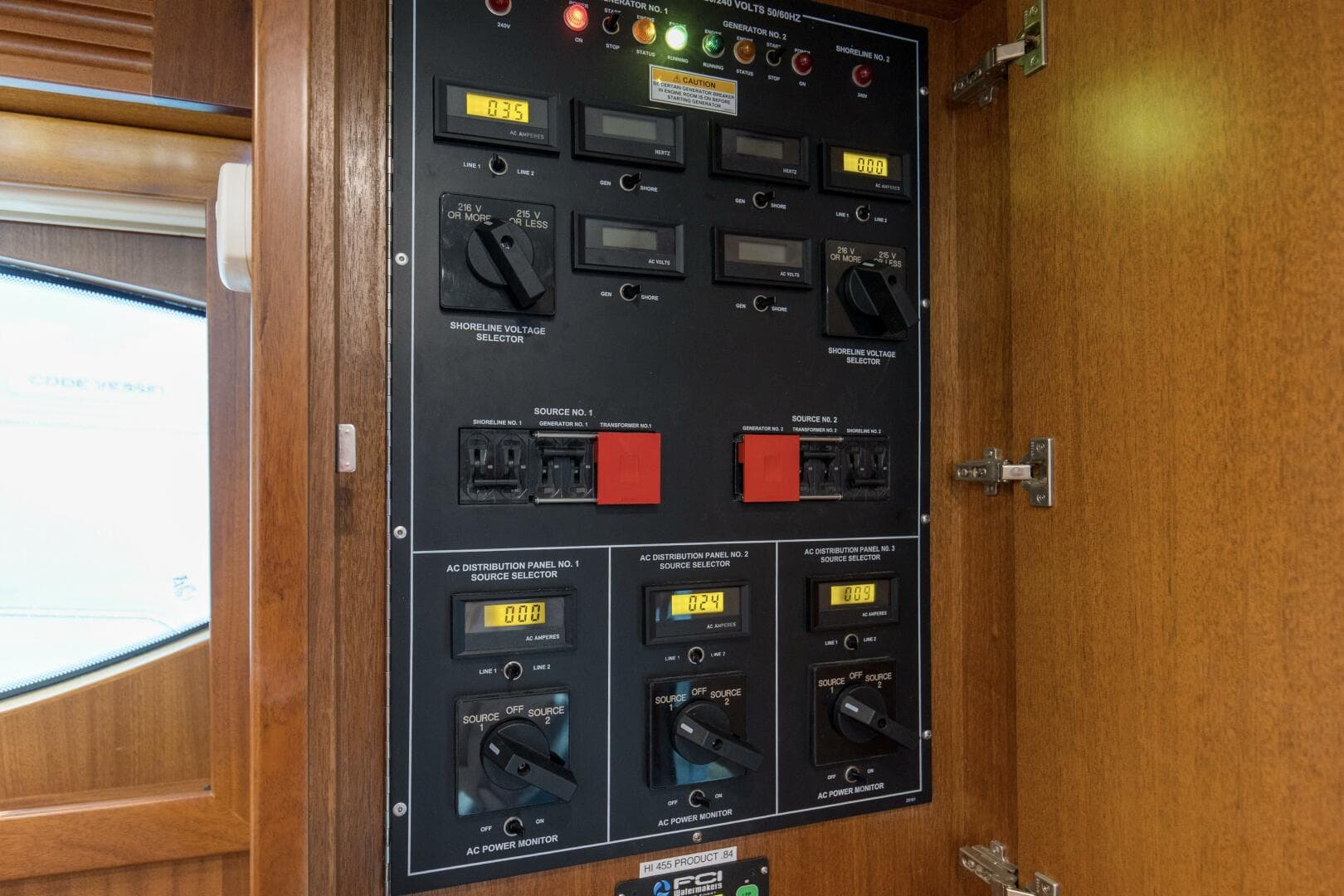 2008 60 Hatteras Blacksmith Electrical Panel