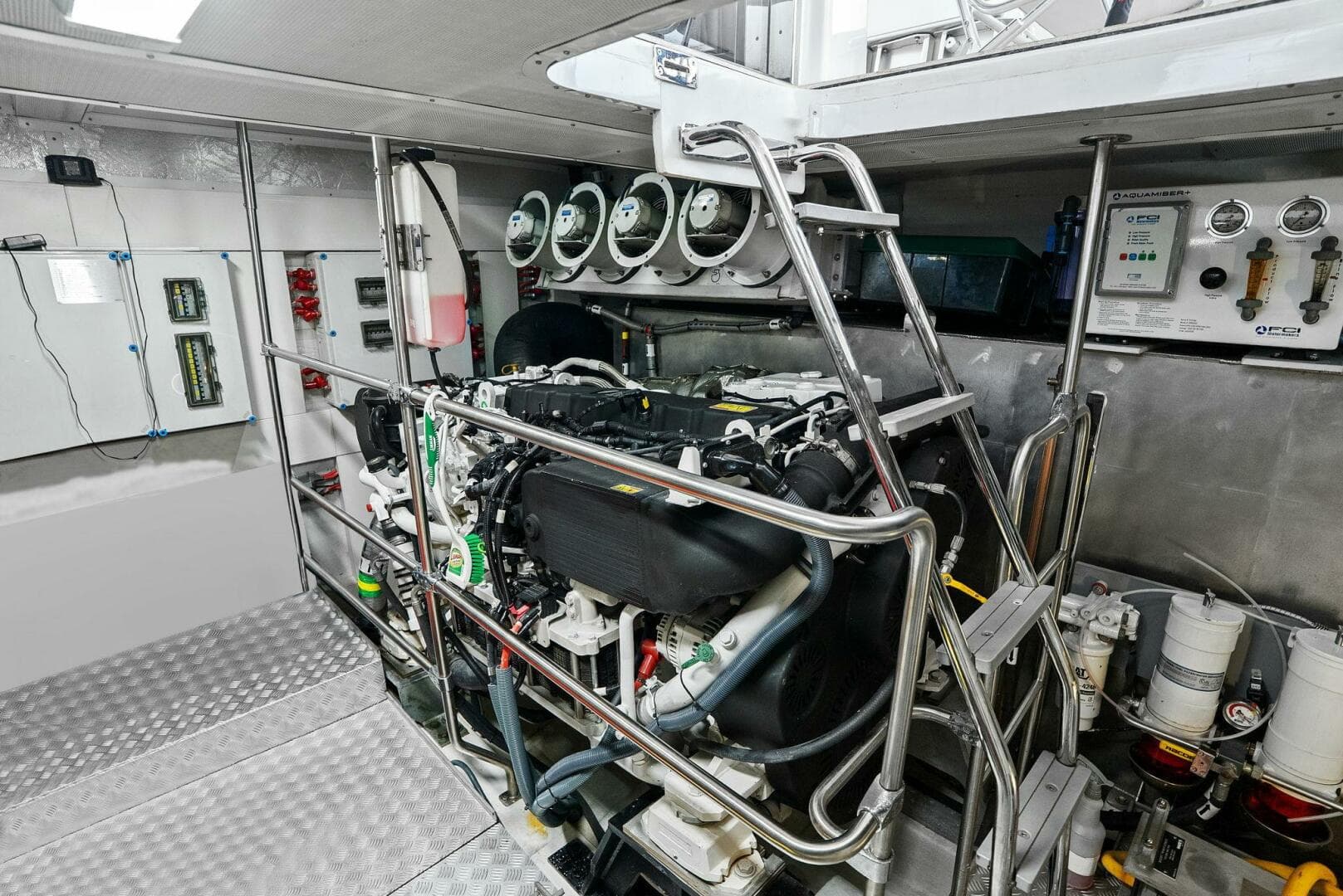 2021 Sirena 64- DESTIN-E- Engine Room