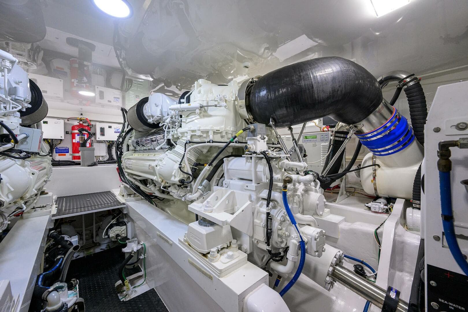 2023 Viking 64 Convertible - Engine Room