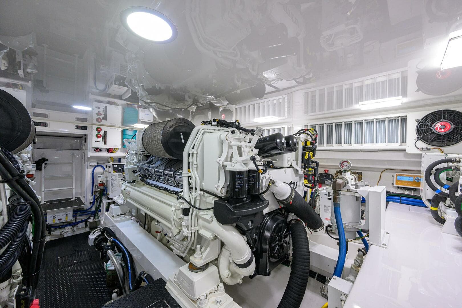 2023 Viking 64 Convertible - Engine Room