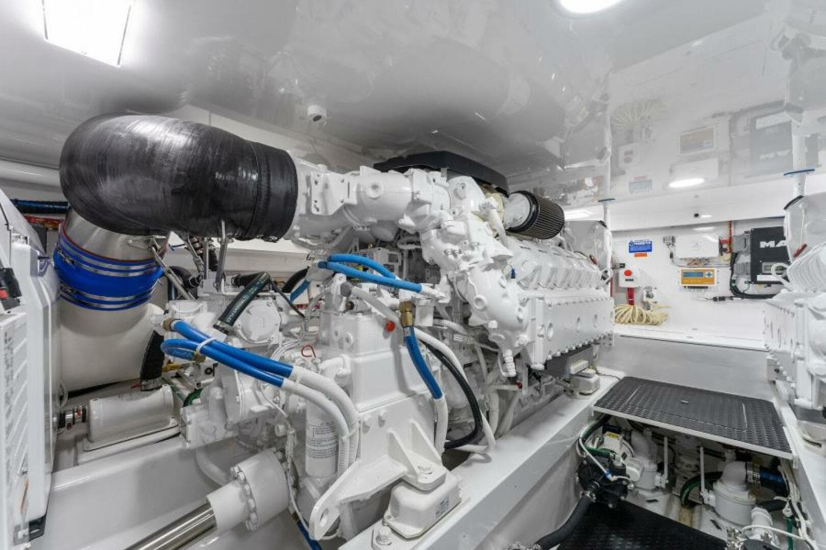 2021 Viking 54 Convertible HAMMERHEADS Engine Room