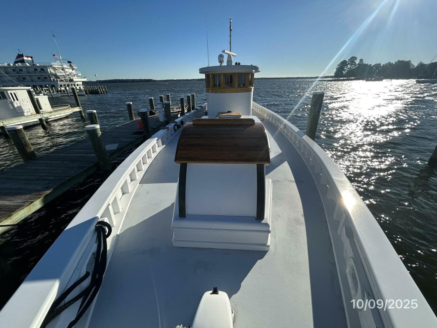 Choptank foredeck aft