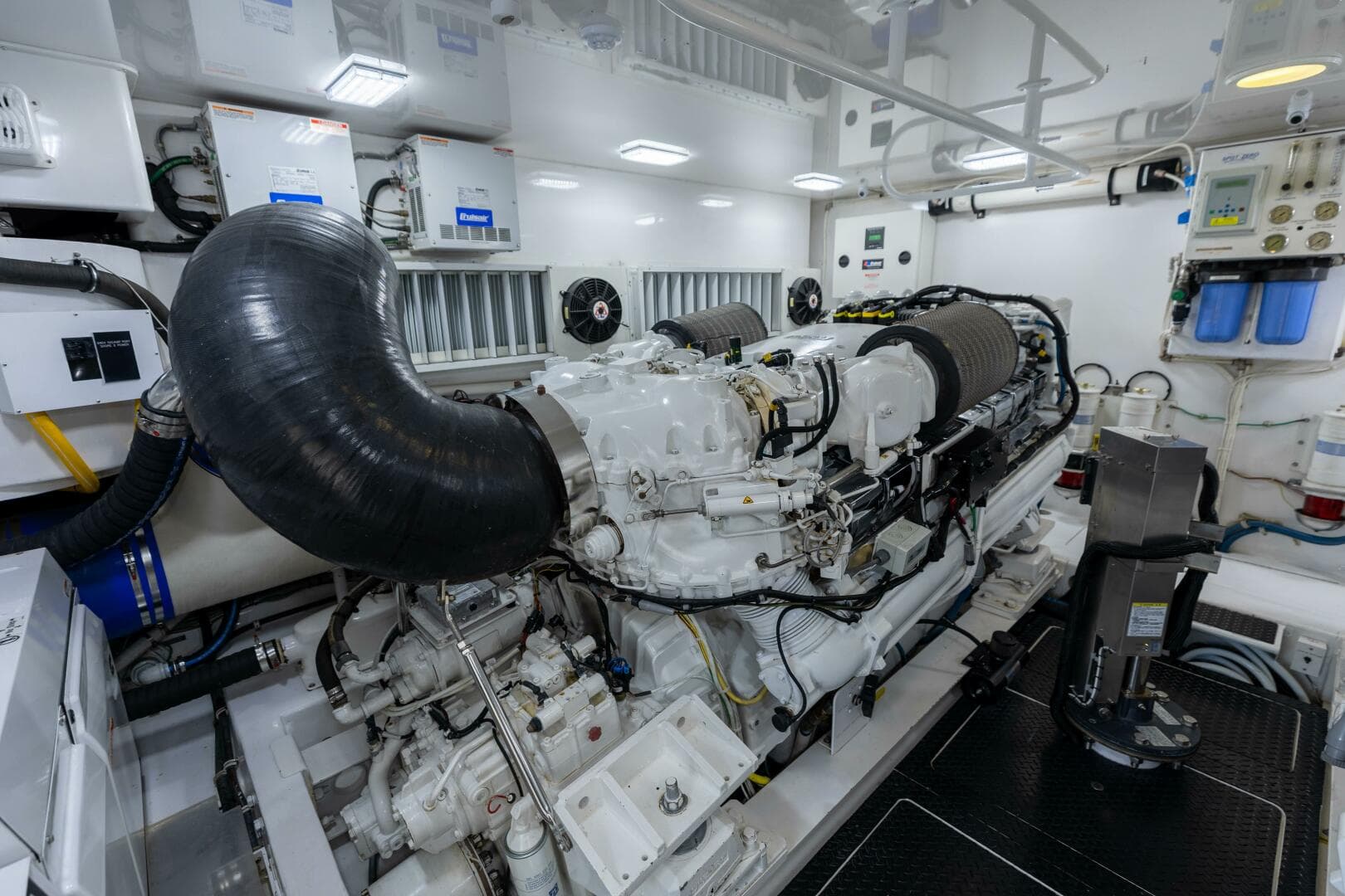 2013 Viking 76 Convertible- REEL FIRE- Engine Room