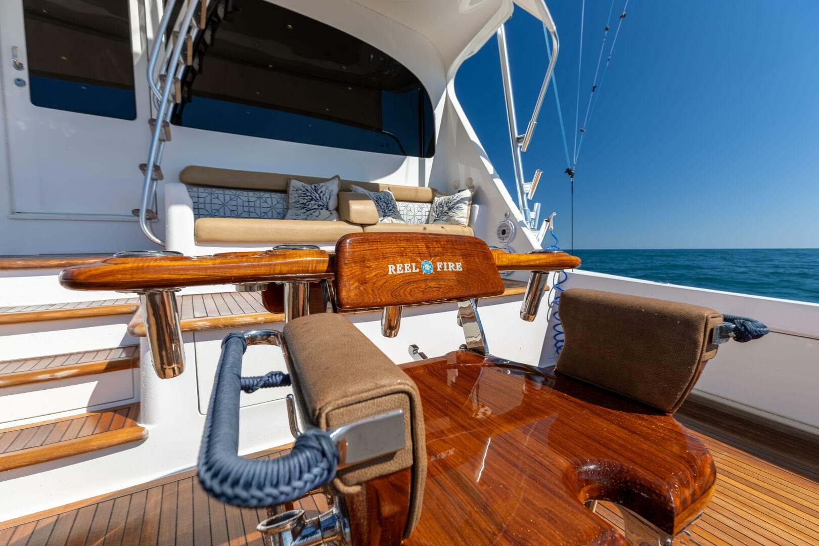 2013 Viking 76 Convertible- REEL FIRE- Cockpit