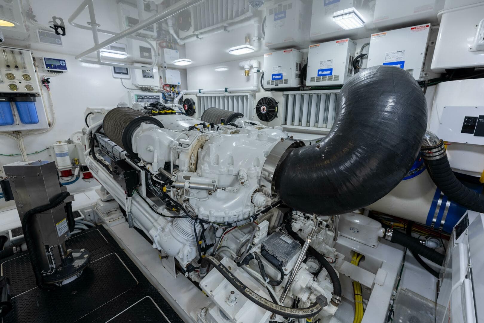 2013 Viking 76 Convertible- REEL FIRE- Engine Room