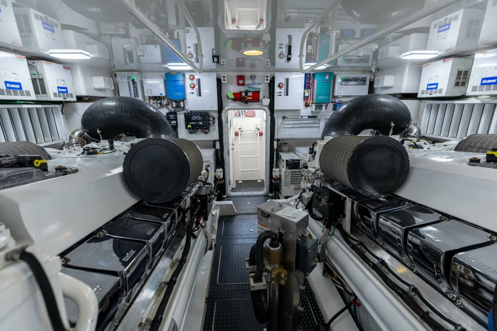 2013 Viking 76 Convertible- REEL FIRE- Engine Room