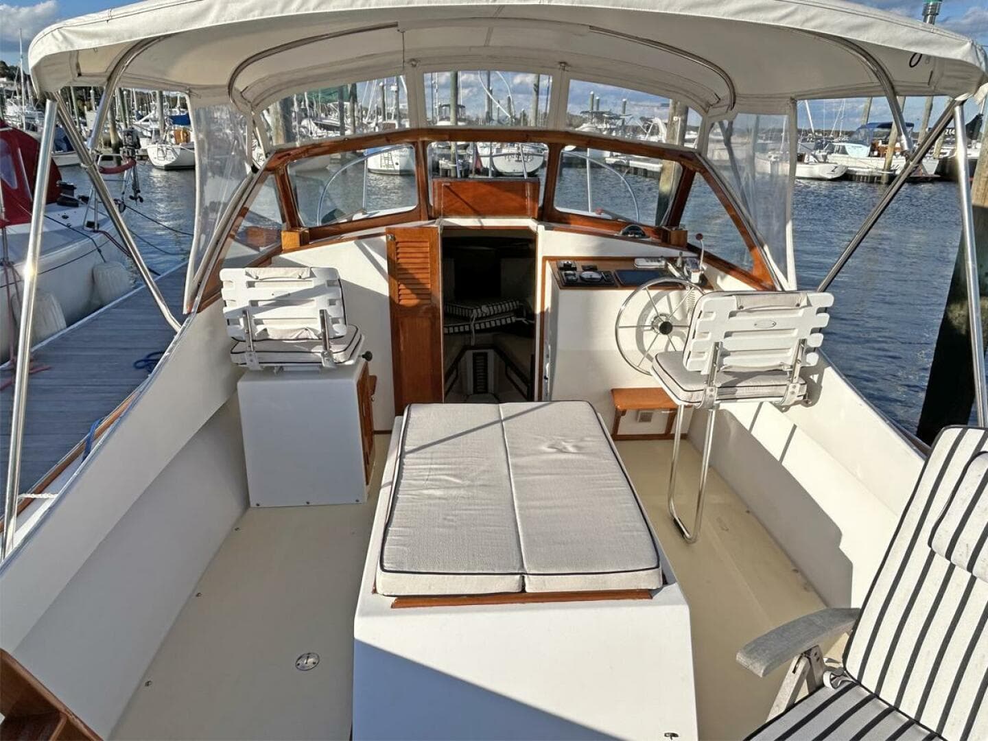 Cockpit Looking Forward