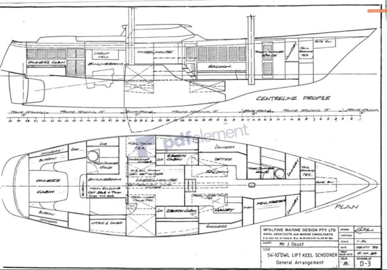 1989 Custom Peter Cole 64ft Motor Sailer