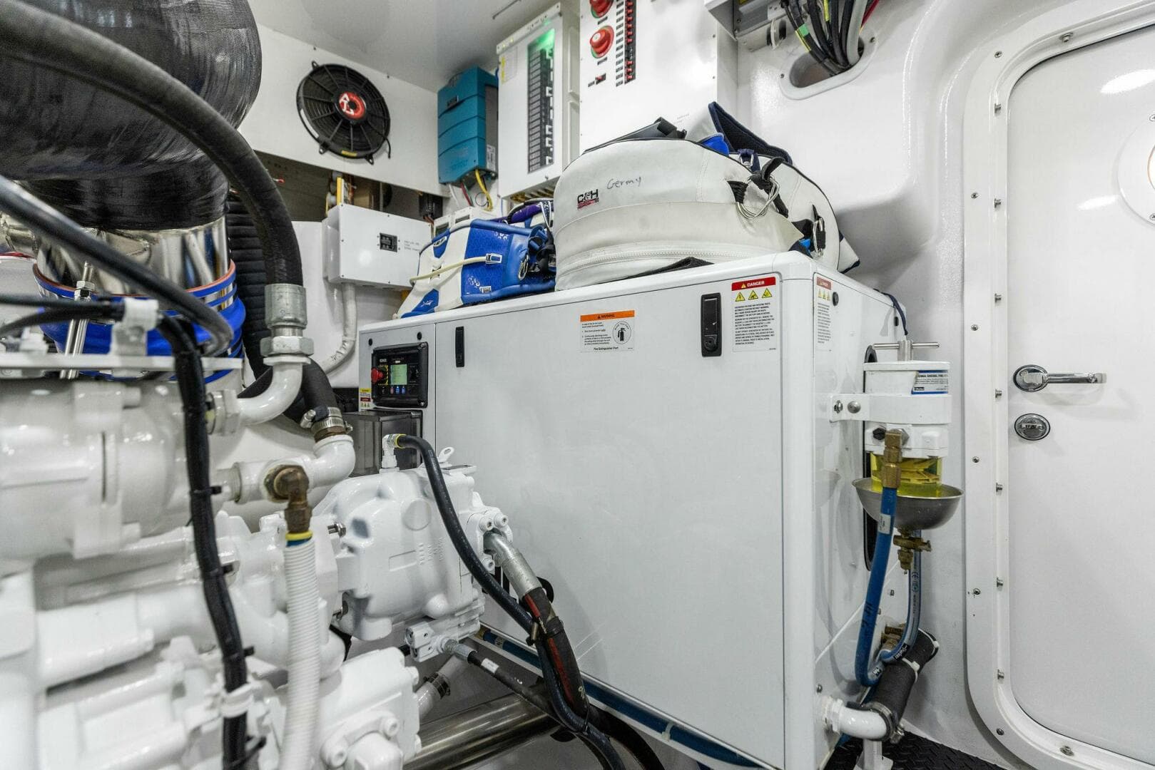 2026 Viking 82 Convertible- TEAM HARVEY I- Engine Room