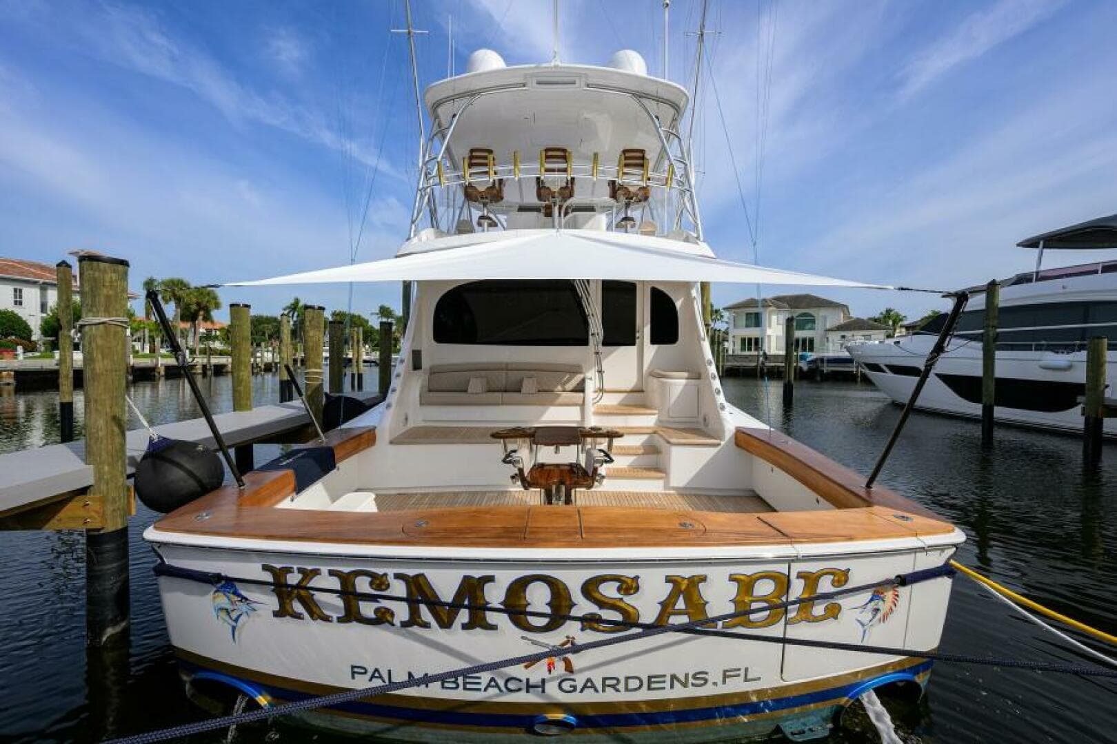 Viking 80 - KEMOSABE - Transom