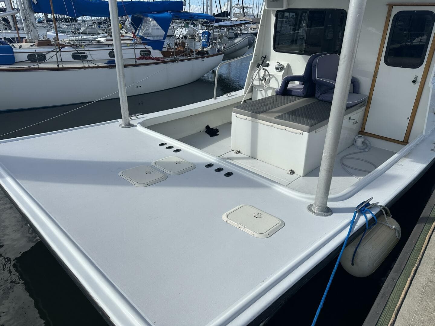 2008 Glenn Young 32 Skiff - Aft Deck