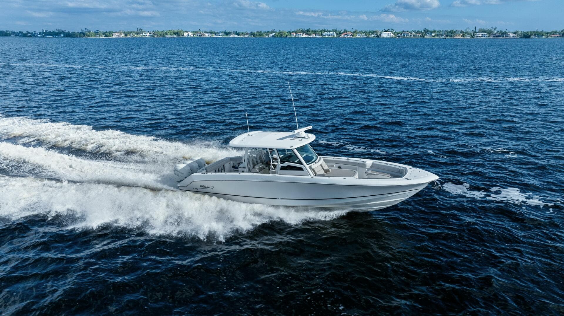 2019 Boston Whaler 380 Outrage 'Lima Kilo' - Profile Starboard 