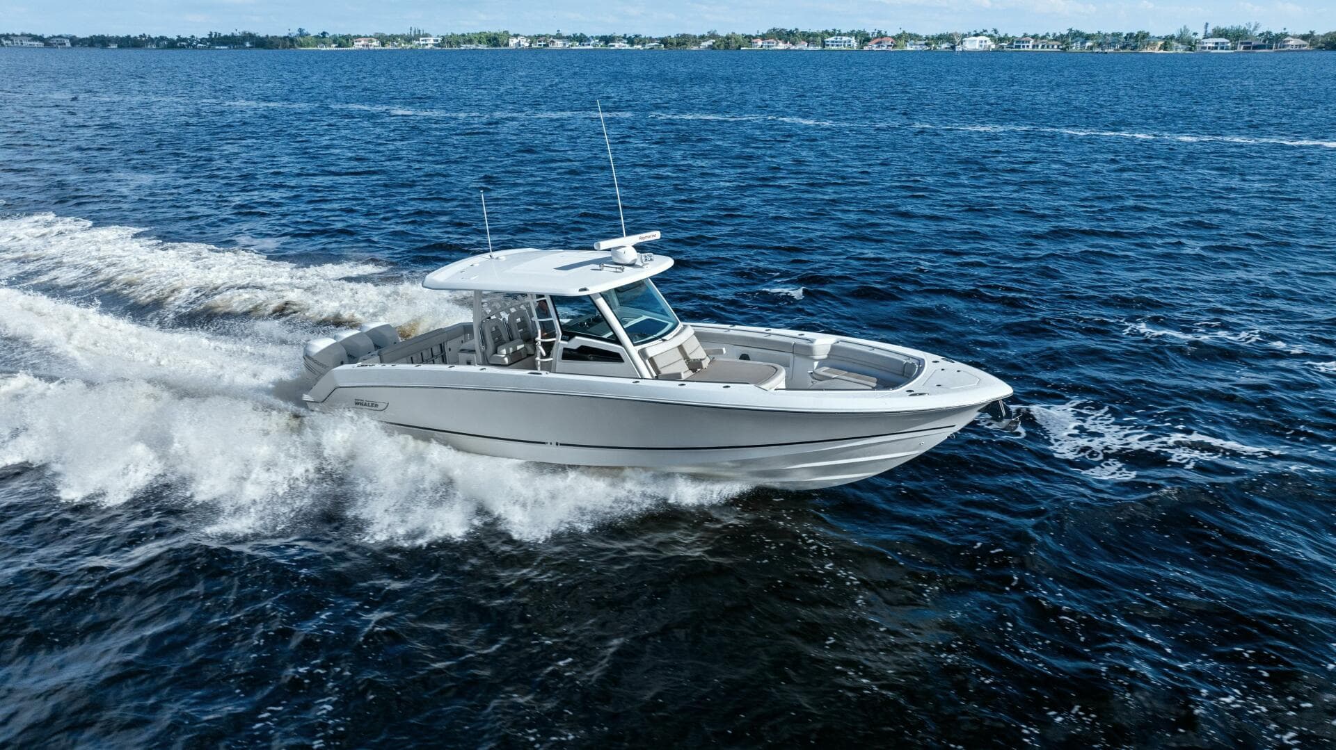 2019 Boston Whaler 380 Outrage 'Lima Kilo' - Profile Starboard 
