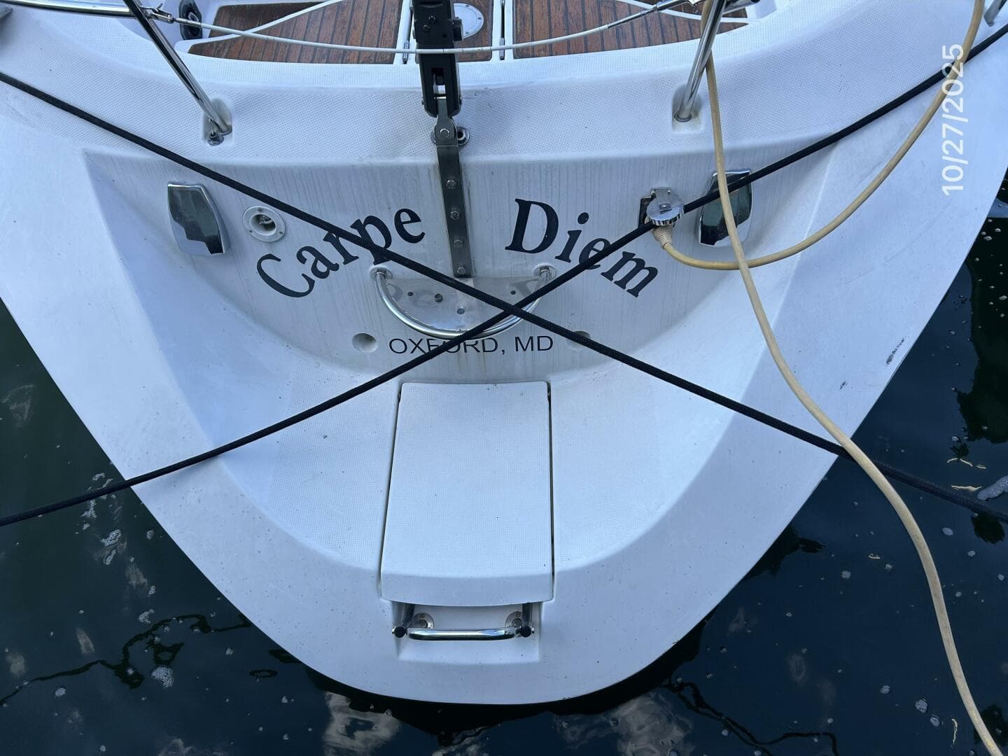 38' Beneteau swimplatform