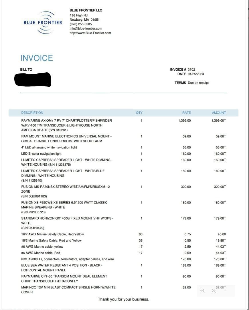 2003 Palm Beach 22DC White Cap