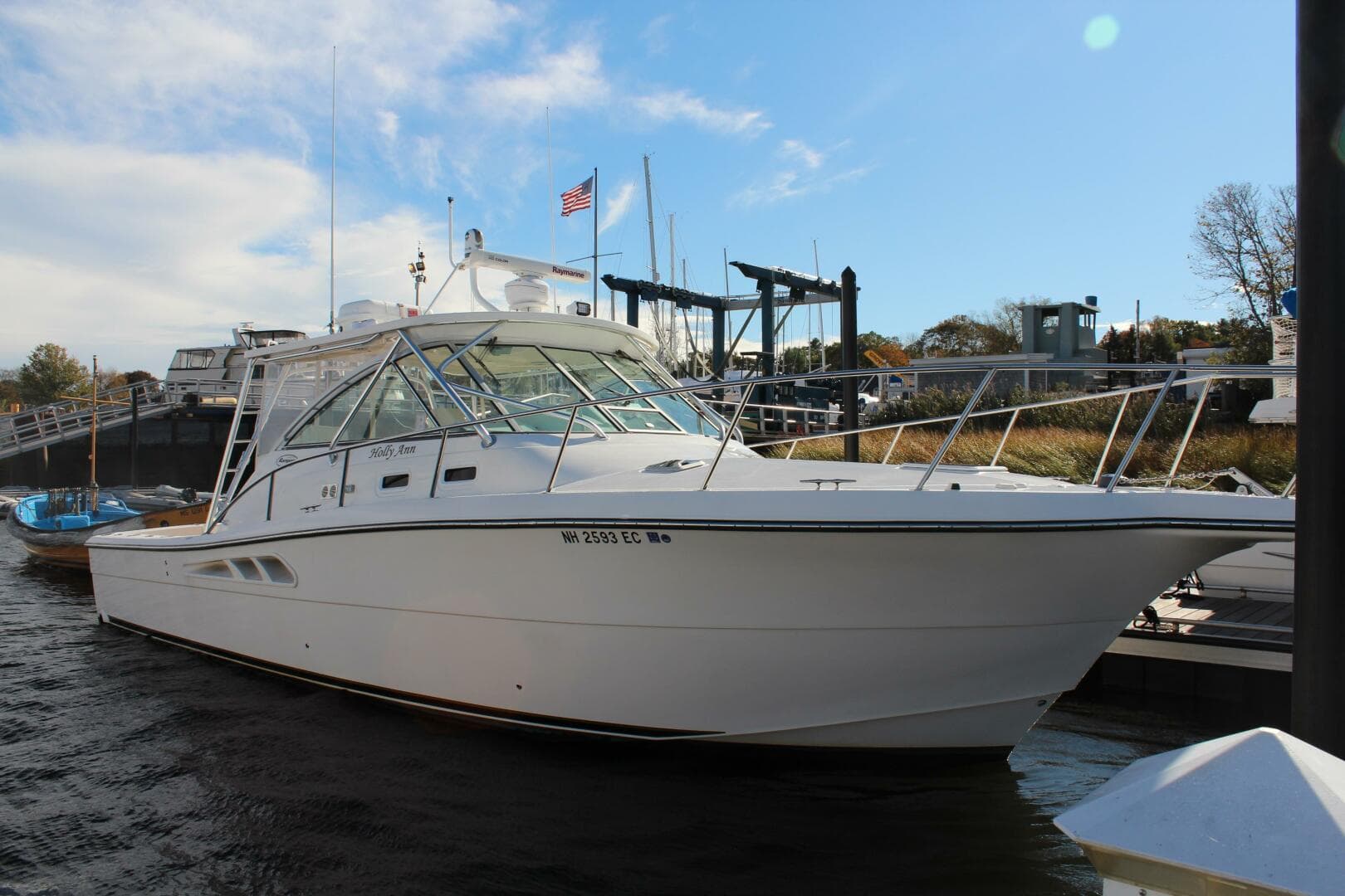 Portside View On Dock