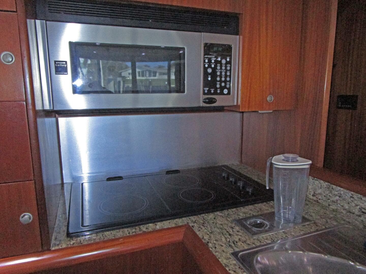 Galley Stove And Microwave