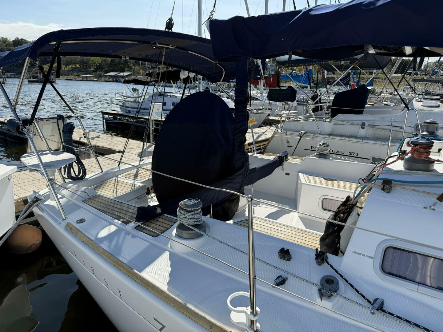 Starboard Side Cockpit with Canvas