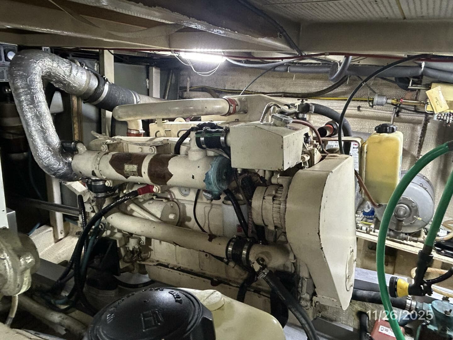 42' Grand Banks port main engine