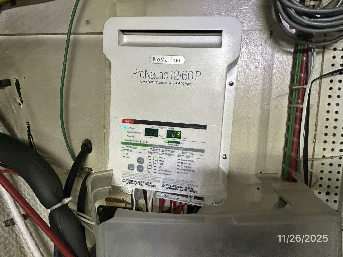 42' Grand Banks battery charger