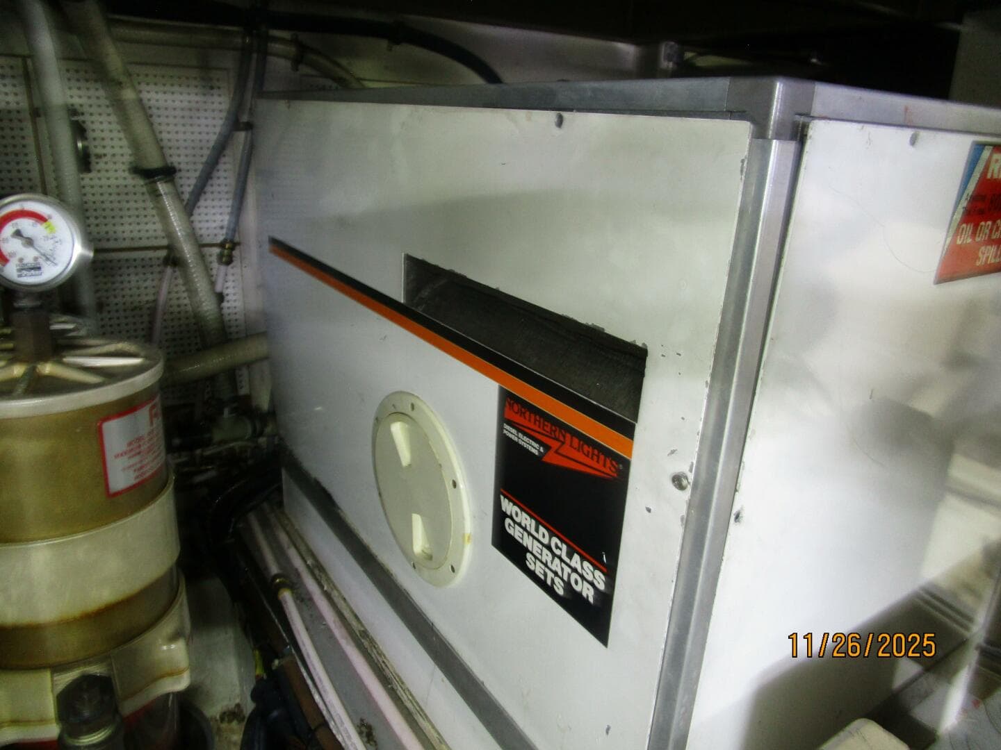 42' Grand Banks generator soundbox