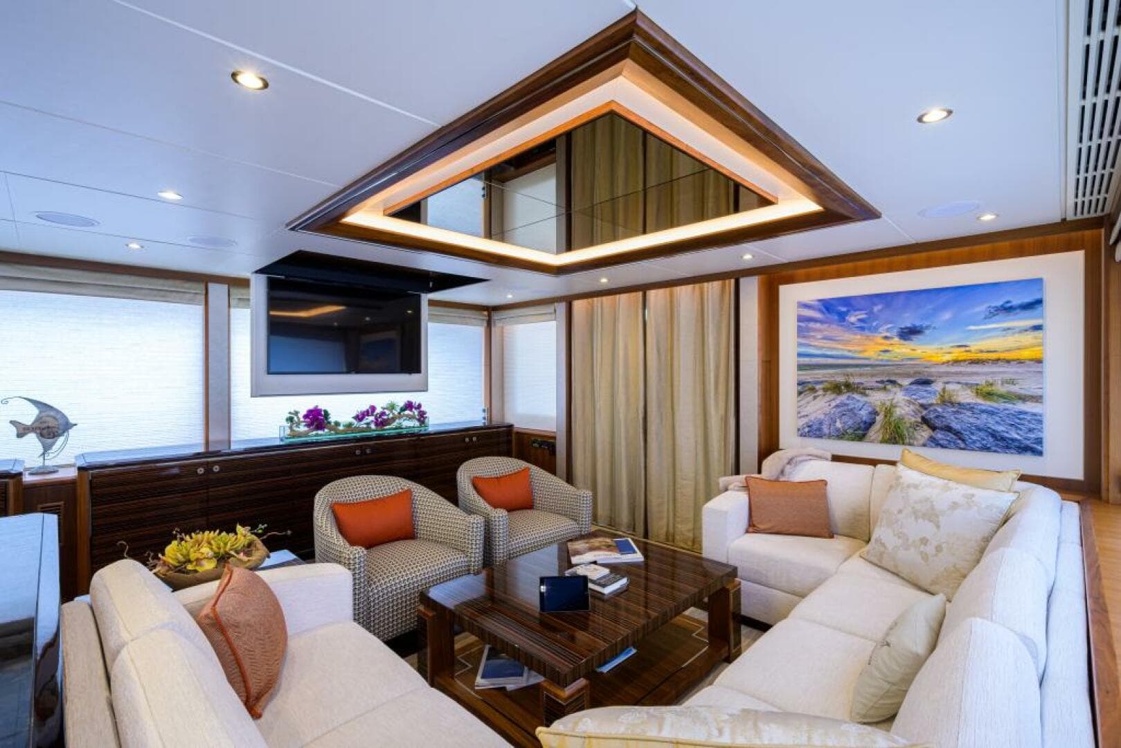 Ocean Alexander 100 ZEPHYR - Interior Salon