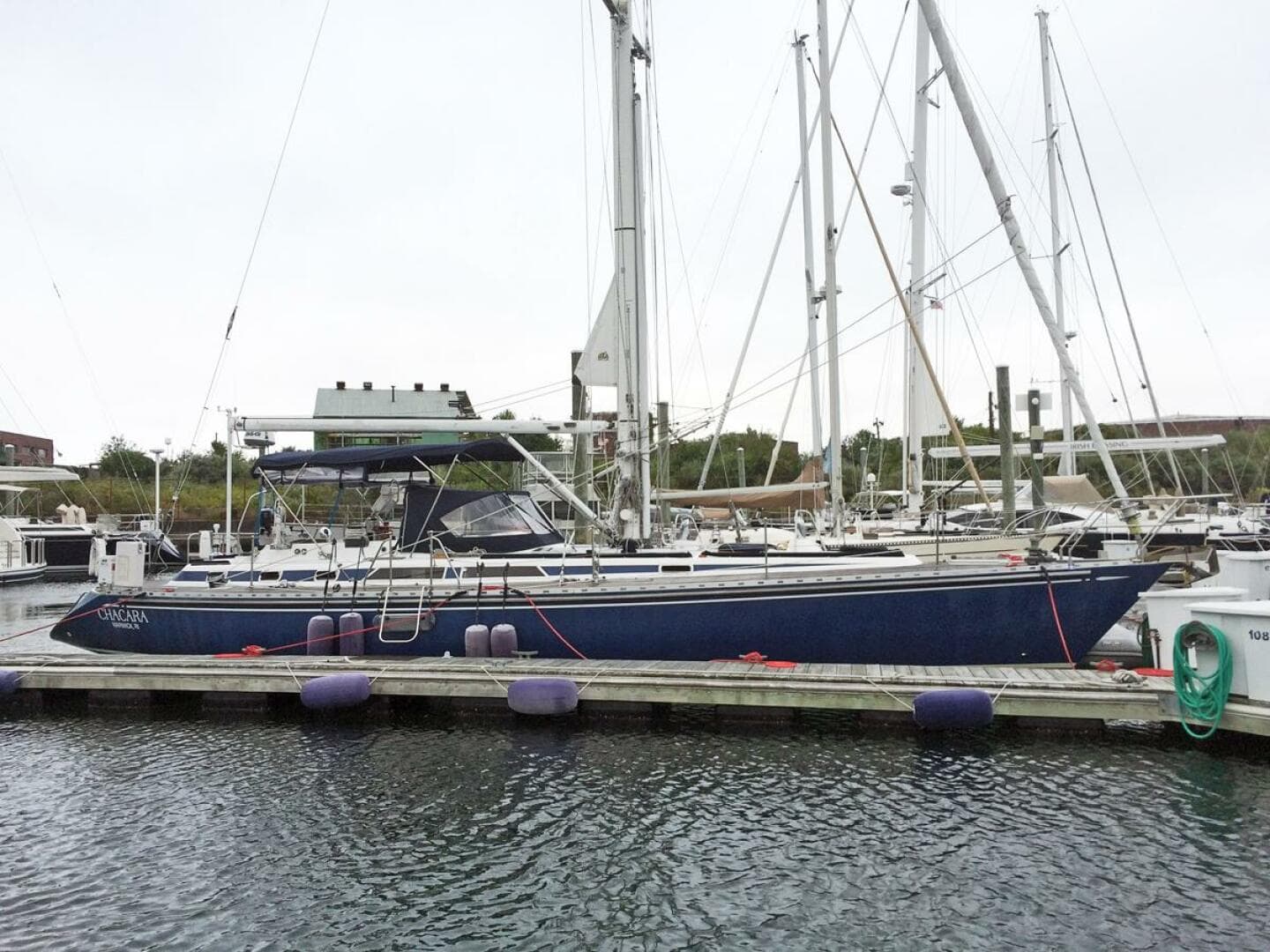 Stbd Profile on Dock